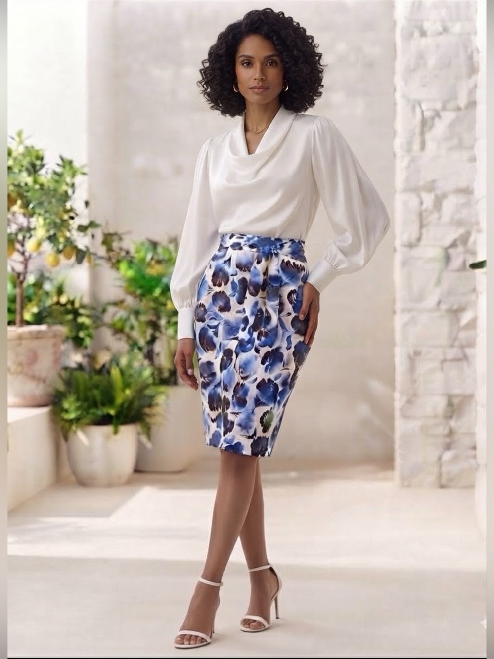 Classic Concepts Floral Skirt